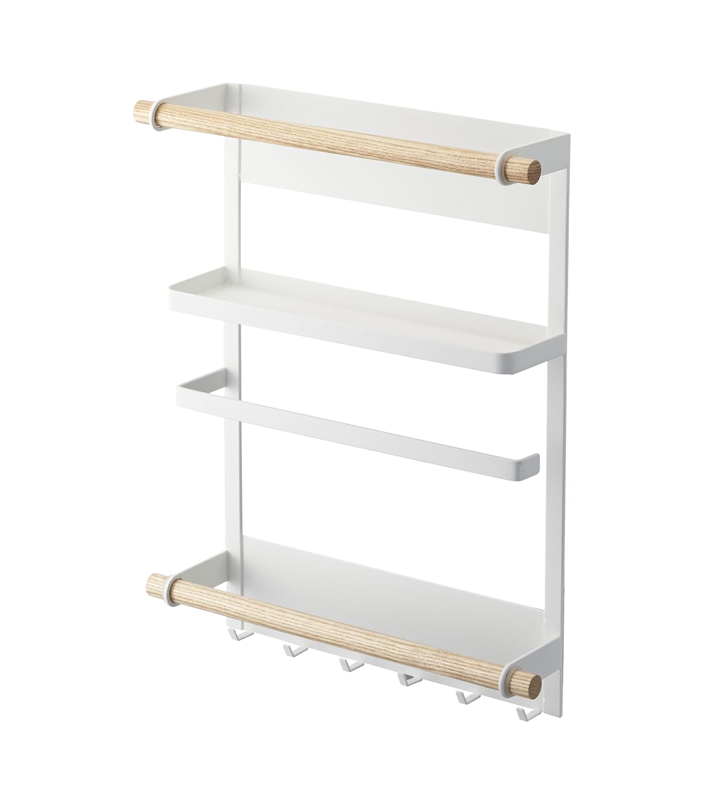 Yamazaki Home Tosca Magnetic Kitchen Storage Rack – Space Saving Refrigerator Organizer Wall Mount Holder for Spices, Utensils & Condiments – Perfect for Small Kitchens, Apartments & Dorm Rooms