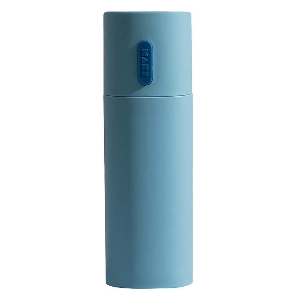 Cabilock Couple Toothbrush Holder - Portable Travel Toothbrush Cup with Cover for Bathroom & On-the-Go - Perfect for Couples Travel, Camping, and Home Organization