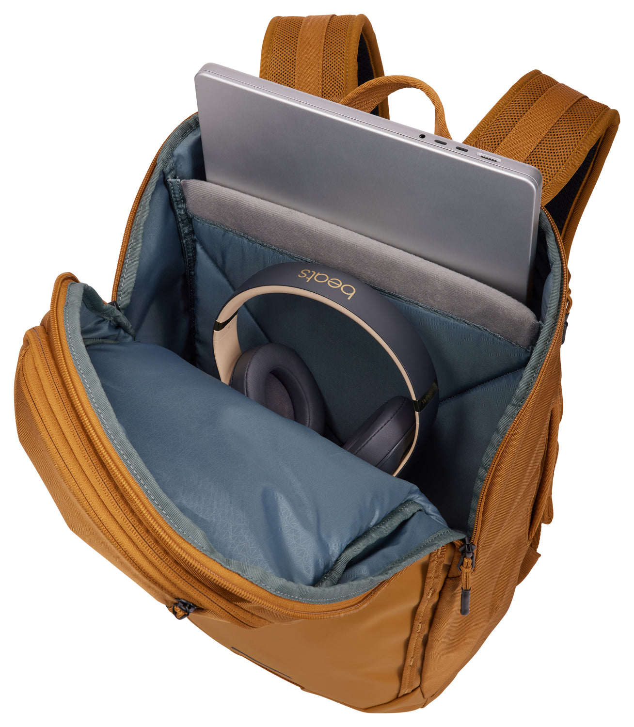 Thule Chasm 26L Laptop Backpack - Water-Resistant Travel & Commuter Bag for Men & Women - Perfect for Work, School & Outdoor Adventures (Golden)
