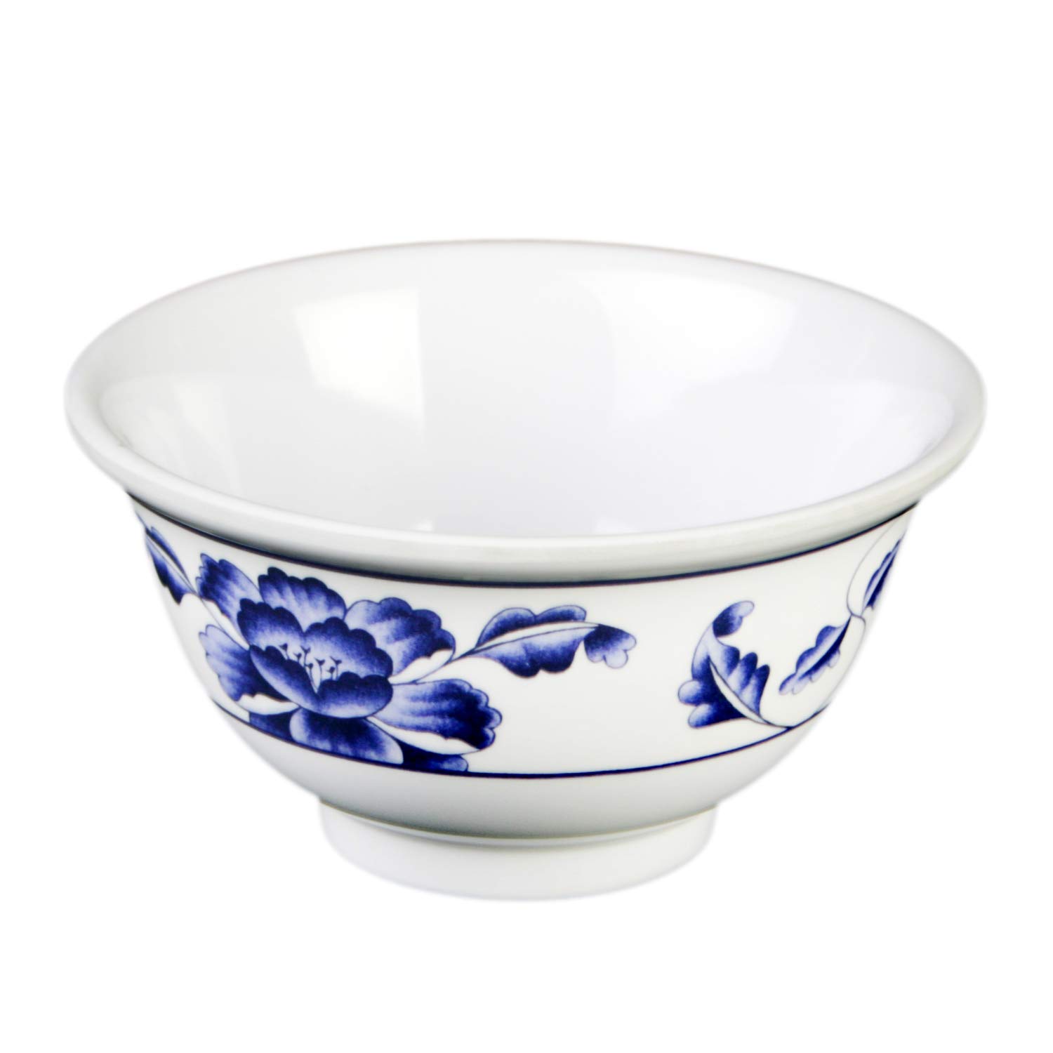 Premium 6 oz Melamine Rice Bowl Set of 12 - Durable & Lightweight Dinnerware for Restaurants, Picnics, and Outdoor Dining - BPA-Free Dishwasher Safe Tableware