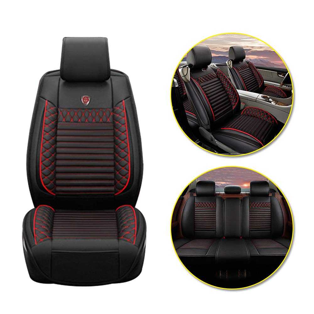 **Custom All-Weather Waterproof Car Seat Covers for Mazda CX-7 – 5-Seat Full Set (Front & Rear) – Durable Protection in Black & Red – Perfect for Road Trips, Daily Commutes & Outdoor Adventures**