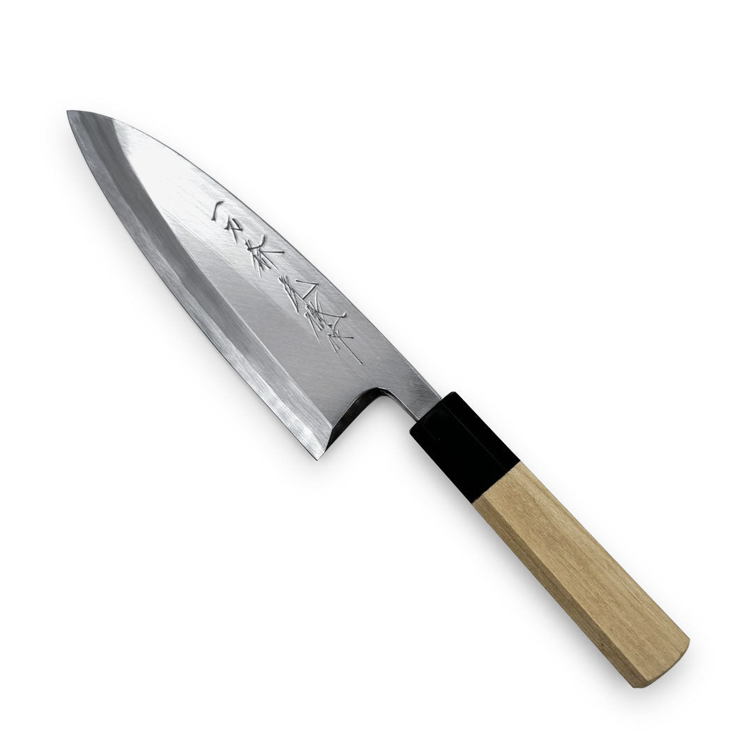 Ittosai Kotetsu White #2 Deba Knife 150mm (5.9 Inch) Left-Handed Japanese Chef Knife - Perfect for Sushi, Fish Filleting & Precision Cutting