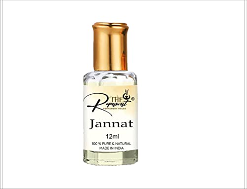 RUPAWAT Perfumery House - Premium Jannat Attar for Men & Women | Alcohol-Free Long Lasting Natural Perfume Oil (12ml) | Perfect for Daily Wear, Special Occasions & Gift Giving