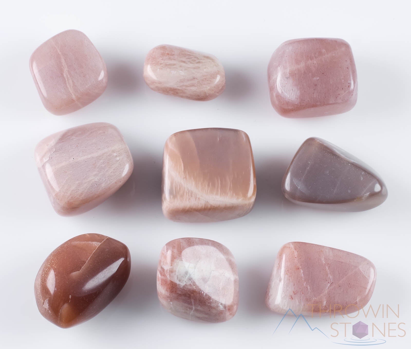Natural Brown Moonstone Tumbled Stones - Healing Crystals for Self Care, Meditation & Energy Work | Polished Gemstones for Jewelry Making, Home Decor & Spiritual Healing