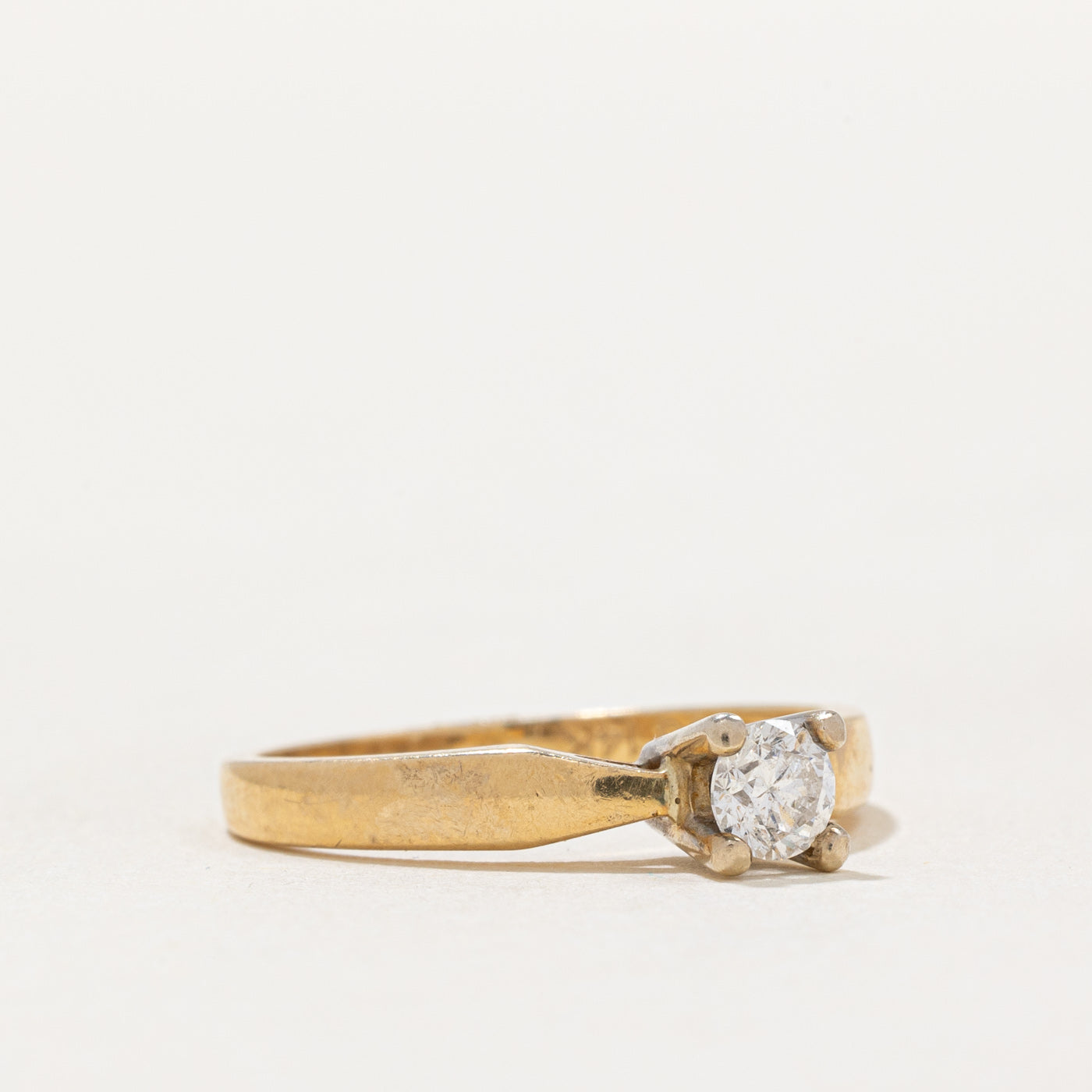 0.25ct Solitaire Diamond Ring - High Setting, Size 6 | Elegant Engagement & Wedding Ring for Women | Perfect for Proposals, Anniversaries & Special Occasions