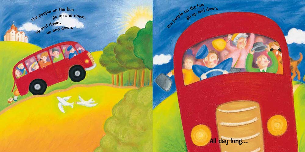 The Wheels on the Bus Book - Wendy Straw's Nursery Rhyme Collection for Kids | Perfect for Bedtime Stories, Preschool Learning & Early Childhood Education