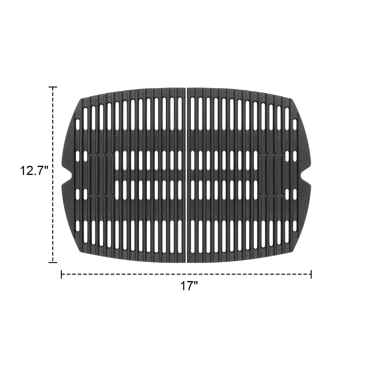 Weber Q100 Series Replacement Cooking Grates & Griddle (7644) - Durable Stainless Steel Grills for Outdoor BBQ, Camping & Backyard Cooking