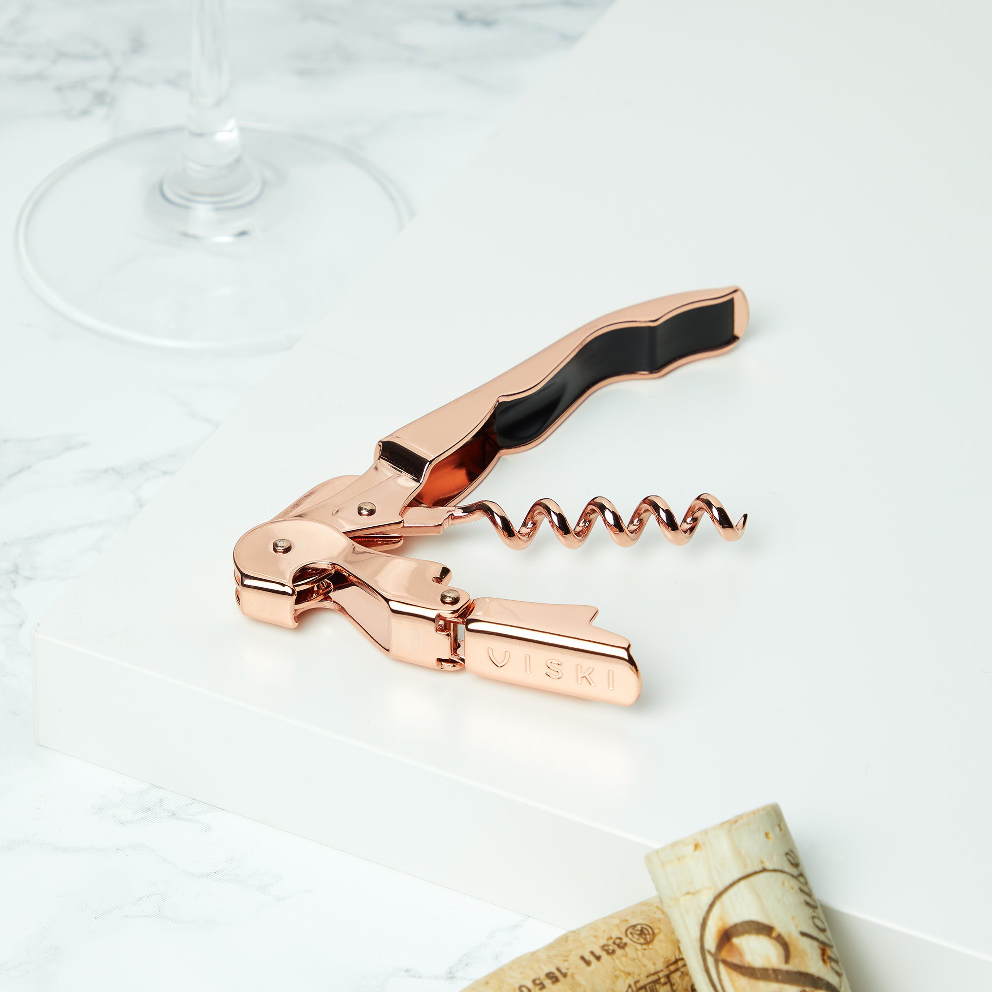 Premium Summit Signature Waiter's Corkscrew - Professional Wine Bottle Opener with Foil Cutter & Lever - Perfect for Restaurants, Bars, Wine Tastings & Home Entertaining