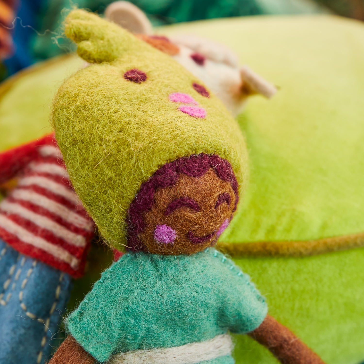 Bernard Felt Doll - Handmade Soft Plush Toy for Kids & Collectors | Perfect for Nursery Decor, Birthday Gifts & Cuddling