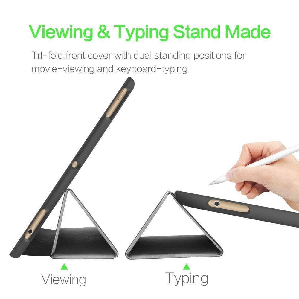 Apple iPad Air 3 (10.5-inch, 2019 Model) Ultra Slim Lightweight Smart Cover with Pencil Holder - Perfect for Work, Study & Travel