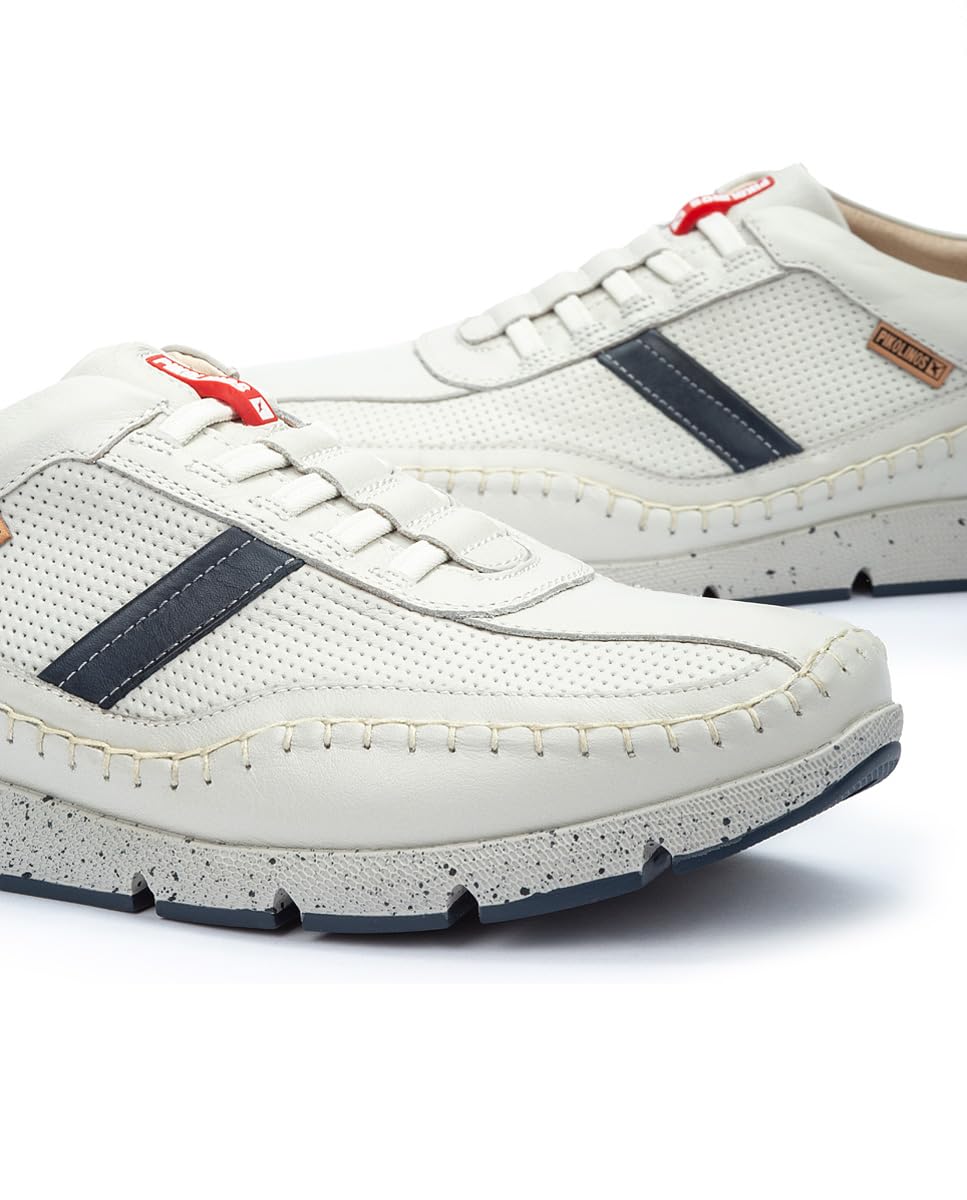 **PIKOLINOS Men's Leather Sneakers - Fuencarral Style | Comfortable & Stylish Casual Shoes for Walking, Work & Everyday Wear**