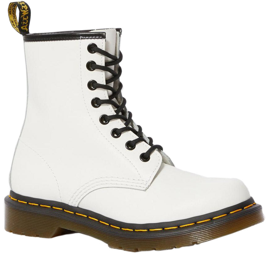 Dr. Martens 1460 8-Eye Smooth Leather Boots for Women - Classic Ankle Boots with Air-Cushioned Sole | Perfect for Casual Wear, Work & Outdoor Activities