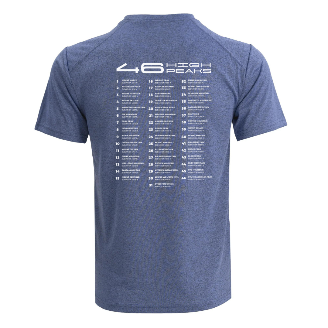 ADK High Peaks Performance Sport Tee - Moisture Wicking Hiking & Outdoor Activewear for Men & Women | Perfect for Trail Running, Camping & Adventure Travel