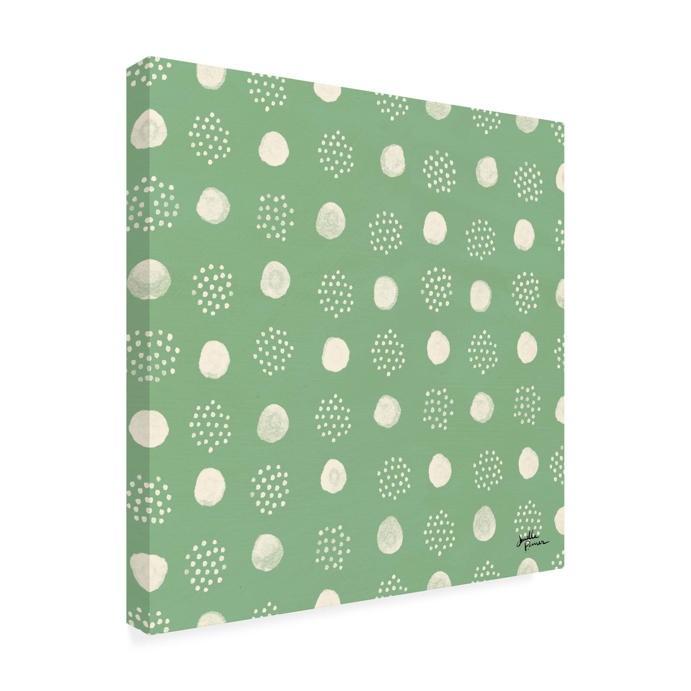 Janelle Penner Spring Botanical Pattern VIC Canvas Art Print - Floral Wall Decor for Living Room, Bedroom & Office - Trademark Fine Art Collection