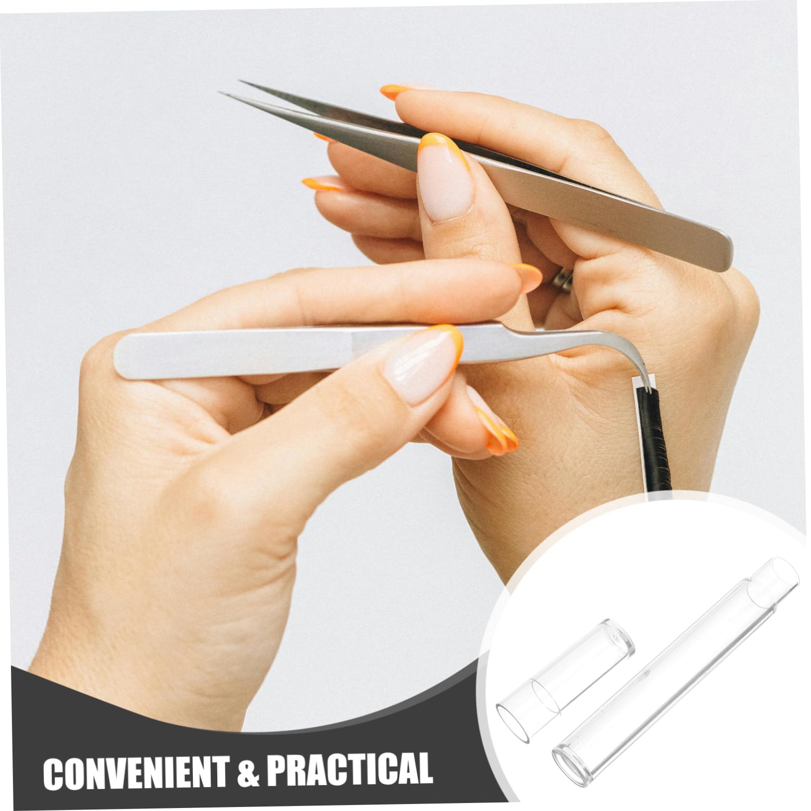 Premium Healeved Box Tweezers Storage Case - Eyelash & Nail Tool Organizer for Travel, Salon & Home Use - Durable Lash Tweezer Holder & Nail Kit Organizer with Compact Design