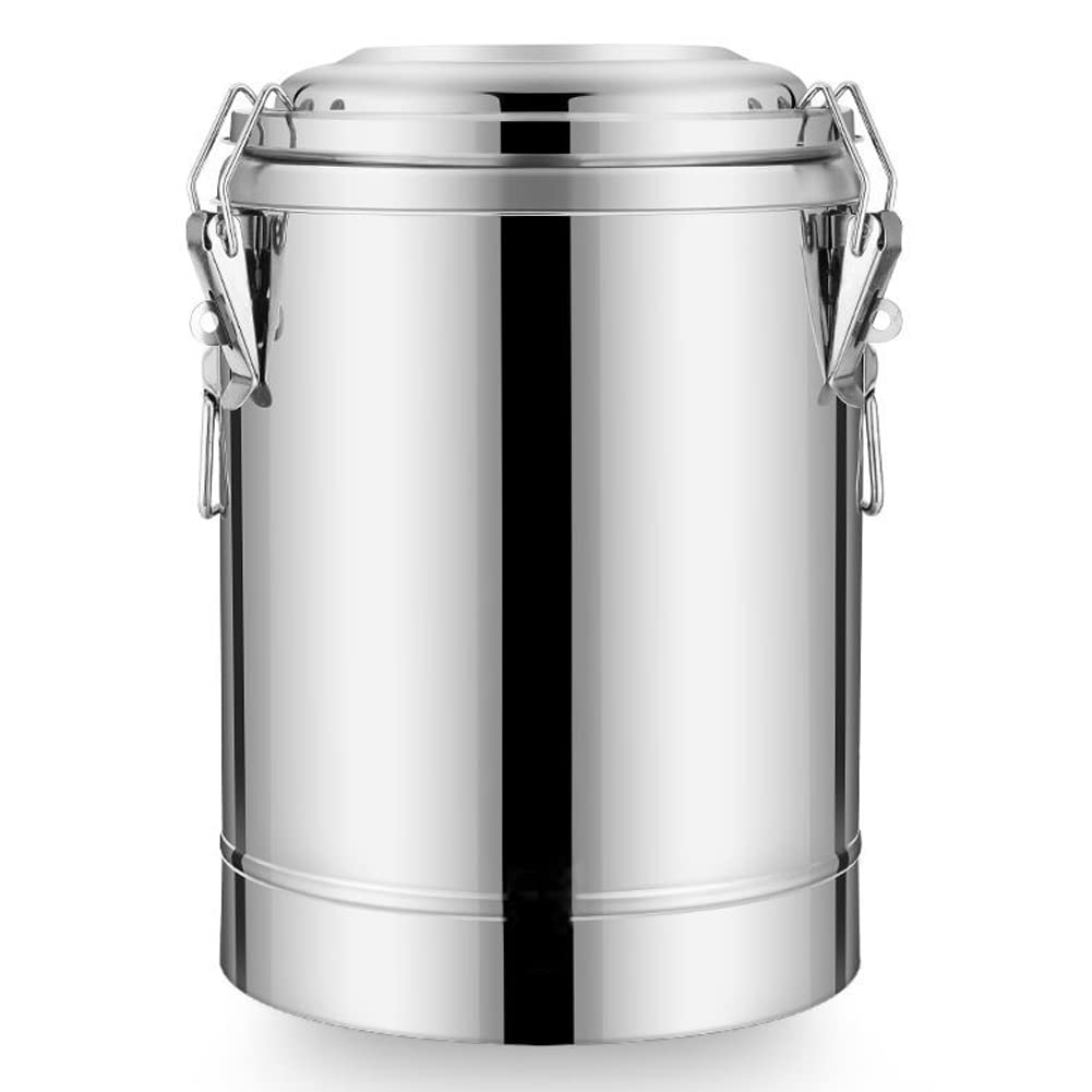 Commercial 304 Stainless Steel Insulated Beverage Dispenser with Faucet - 10L Insulation Barrel for Coffee, Tea, Water, Milk & Soup - Perfect for Catering, Restaurants, Cafes & Outdoor Events
