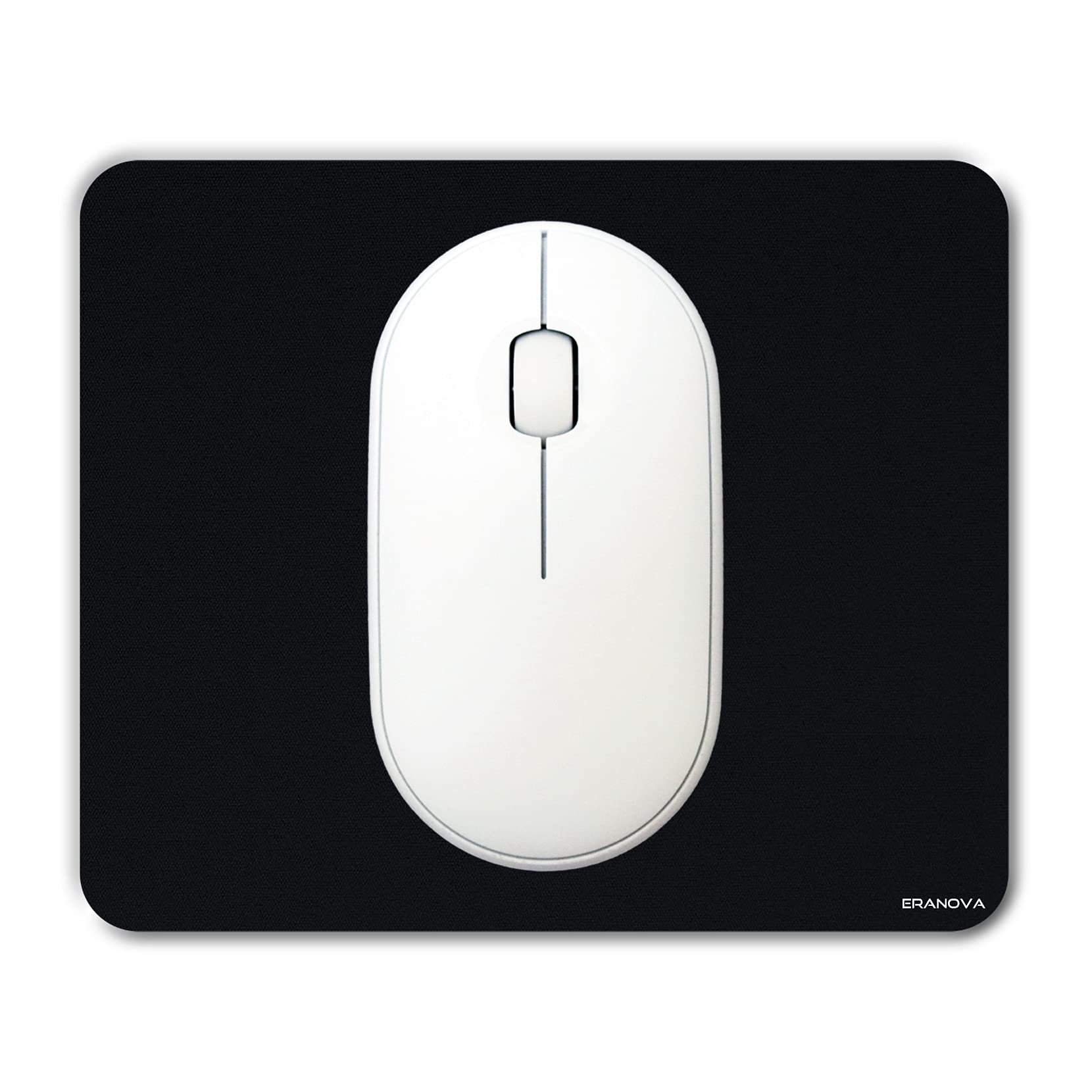 Eranova Mini Mouse Pad 5x6 Inch - Ultra Thick Non-Slip Base, Portable & Washable Small Mouse Mat for Laptop, Wireless Mouse - Perfect for Travel, Office & Home Use
