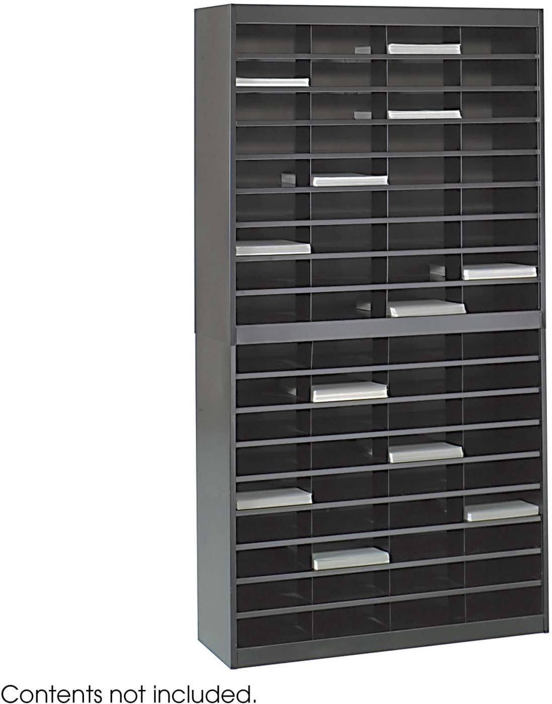 EZ Stor® Literature Organizer - 72 Letter Size File Folders with Adjustable Dividers for Office Documents | Perfect for Filing Cabinets, Home Office Organization & School Supplies [Model 9241]
