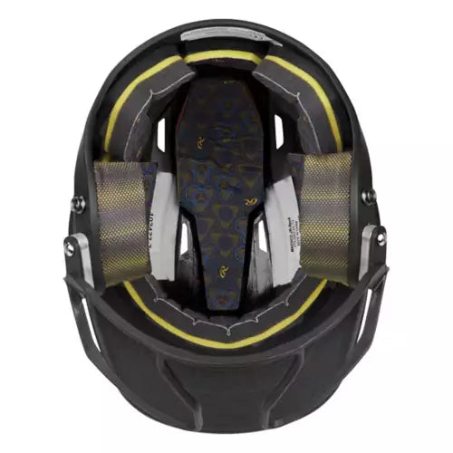 Rawlings Mach Hi Viz Fastpitch Softball Batting Helmet with Integrated Facemask - Youth & Adult Safety Gear for Baseball Games & Practice - MCHVIZ