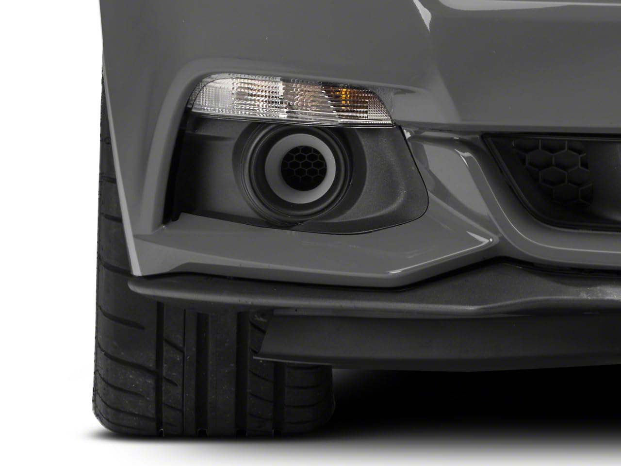 Raxiom LED Halo Fog Lights for 2015-2017 Ford Mustang with Factory Fog Lights - Bright White DRL & Fog Light Combo for Enhanced Night Driving & Style