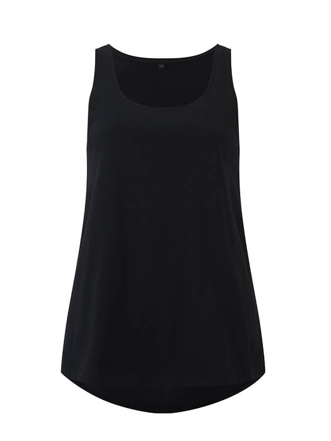 Organic Cotton Classic Vest for Women - Comfortable Yoga & Workout Tank Top - Perfect for Yoga Studio, Gym & Casual Wear