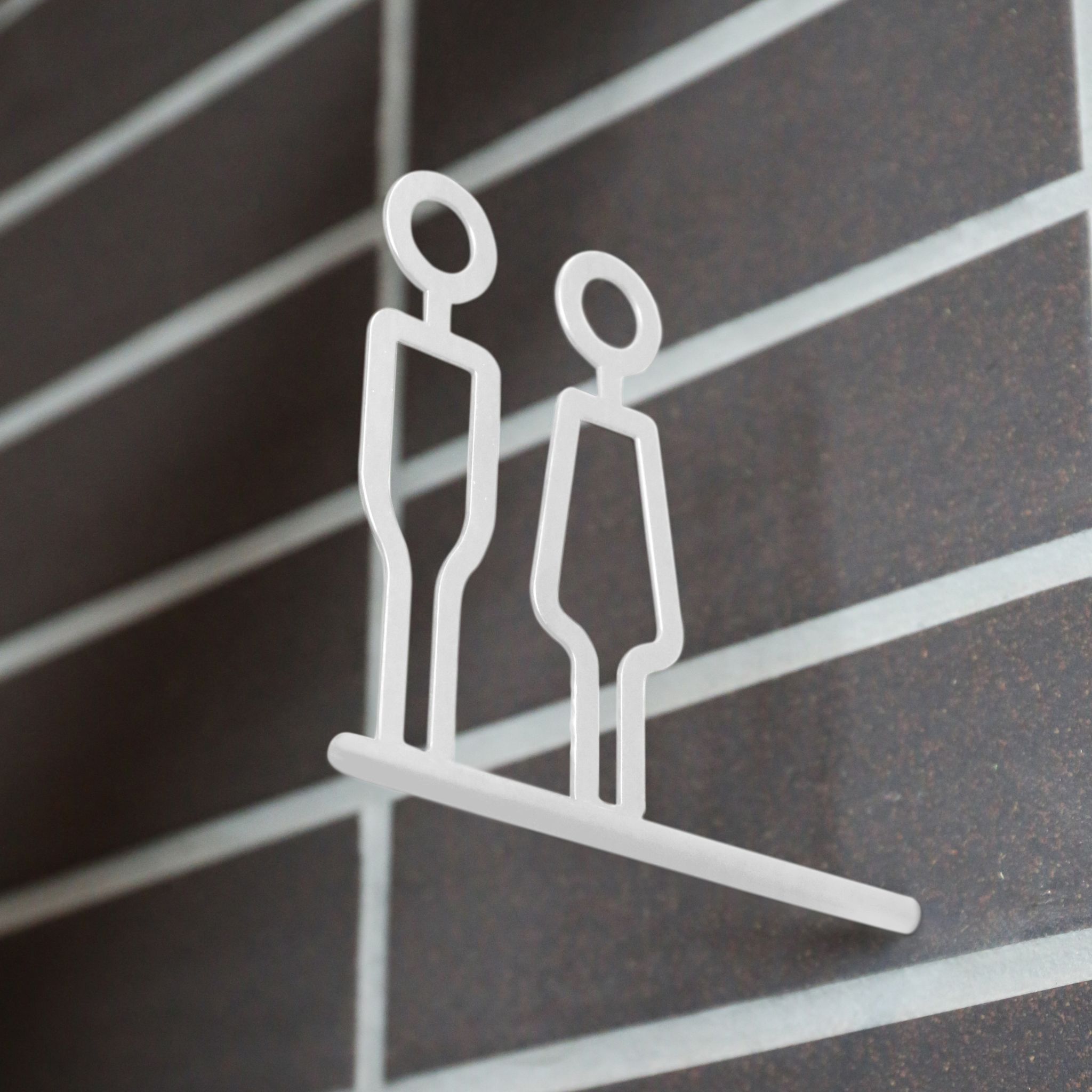DESIGNSTUFF 3D Wall Sign - Customizable White Home Decor for Him & Her - Perfect for Bedroom, Living Room, and Wedding Gift