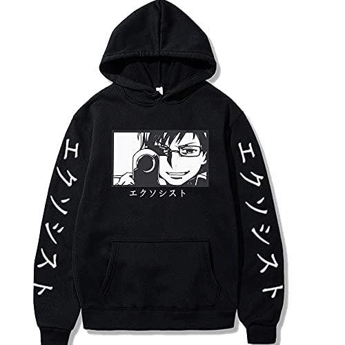 Blue Exorcist Anime Hoodie - Unisex Long Sleeve Manga Sweatshirt | Harajuku Streetwear & Japanese Cosplay Outfit | Perfect for Conventions, Casual Wear & Anime Lovers