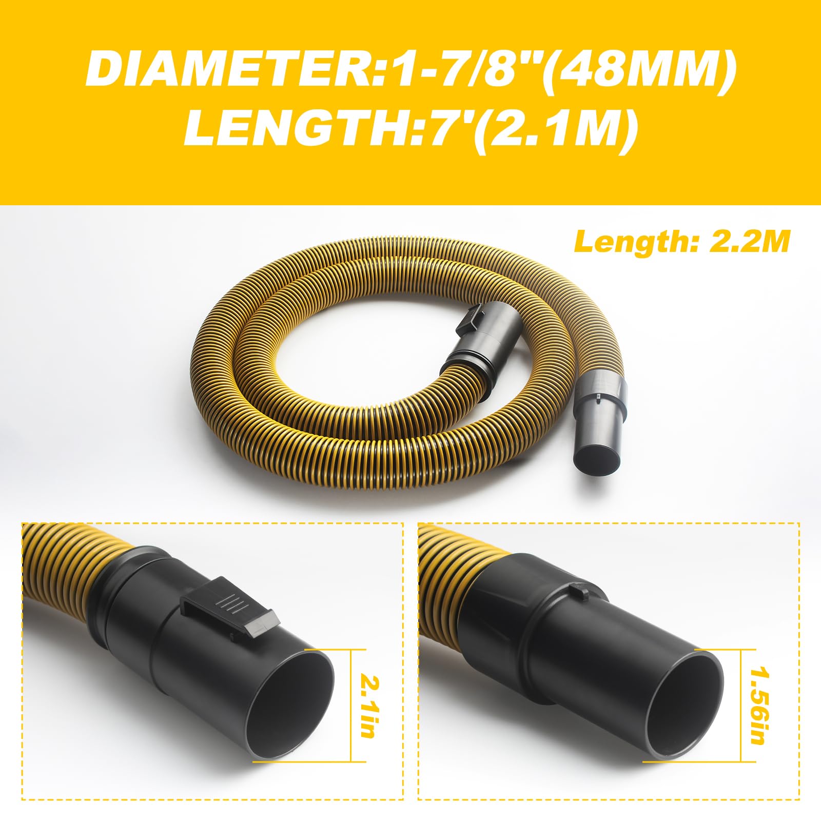 DEWALT Vacuum Hose 1 7/8