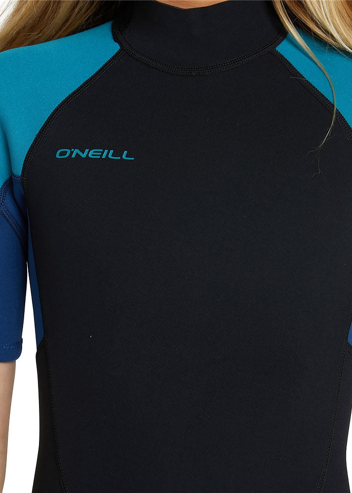 ONeill Girls Reactor II 2mm Back Zip Spring Wetsuit - Perfect for Kids Surfing, Swimming & Water Sports