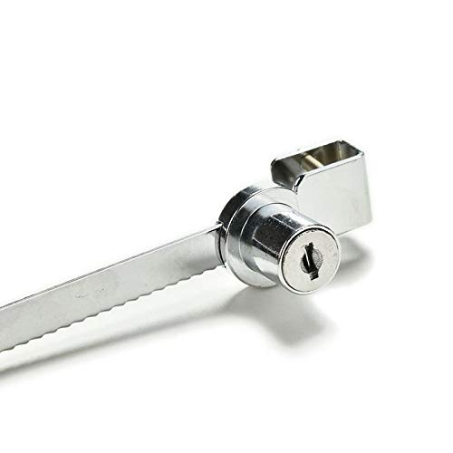 Sturdy Sliding Glass Door Lock with Keys for Reptile Terrarium & Display Cabinet - Secure Your Pet Enclosure or Showcase Case