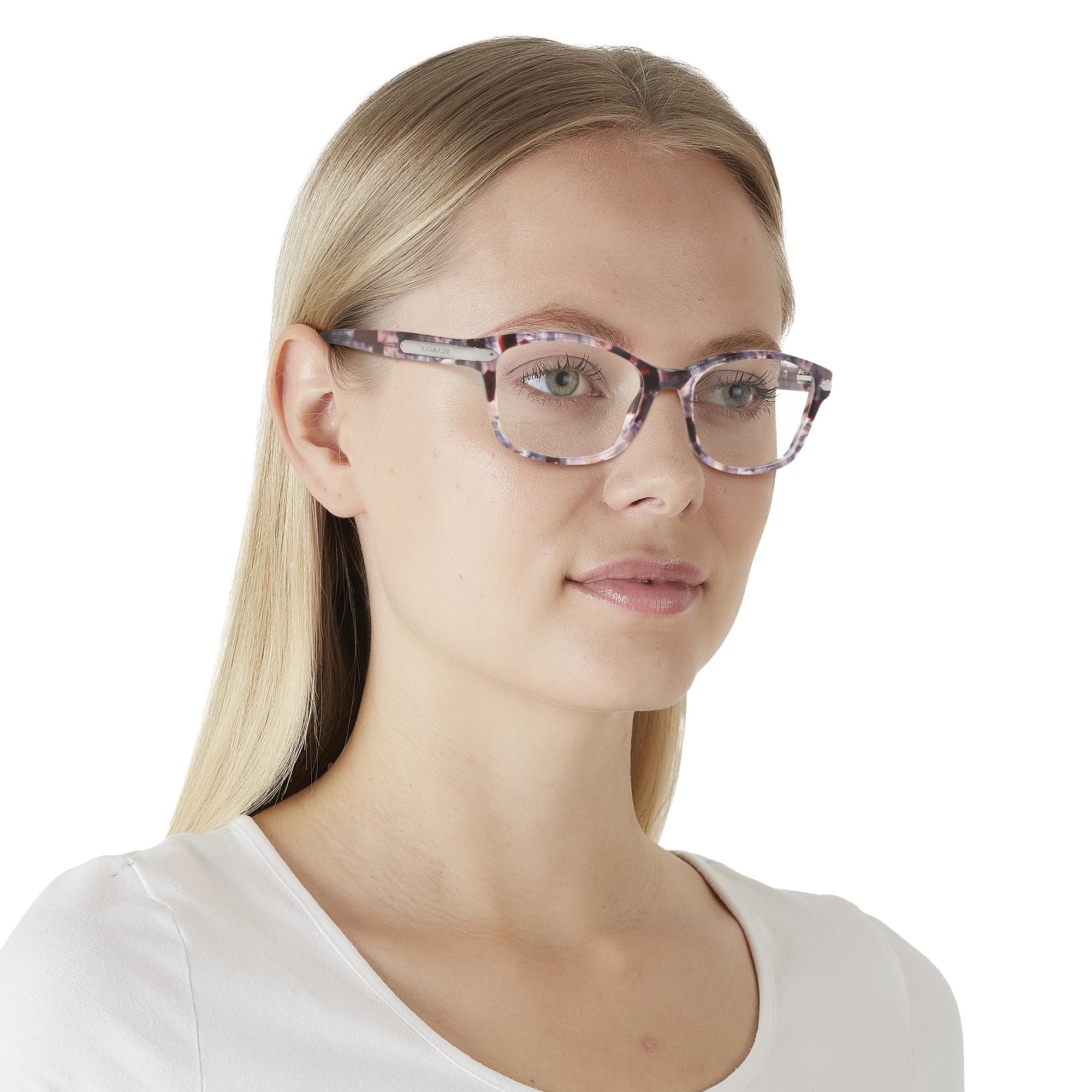 Coach Women's HC6065 Rectangular Prescription Glasses Frames - Stylish & Lightweight Eyewear for Work, Reading & Everyday Wear