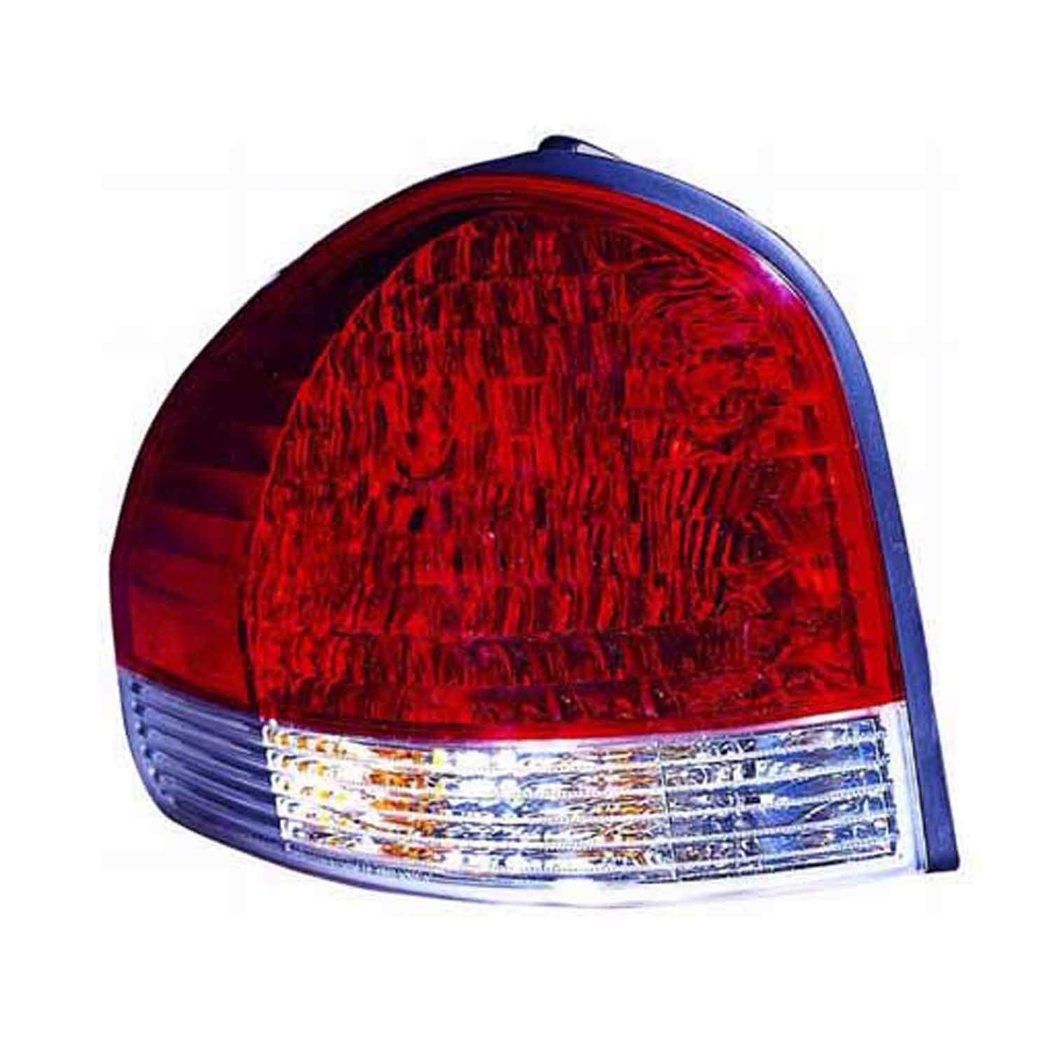 HEADLIGHTSDEPOT Hyundai Santa Fe Left Driver Side Tail Light Replacement - Perfect for Night Driving & Enhanced Vehicle Safety
