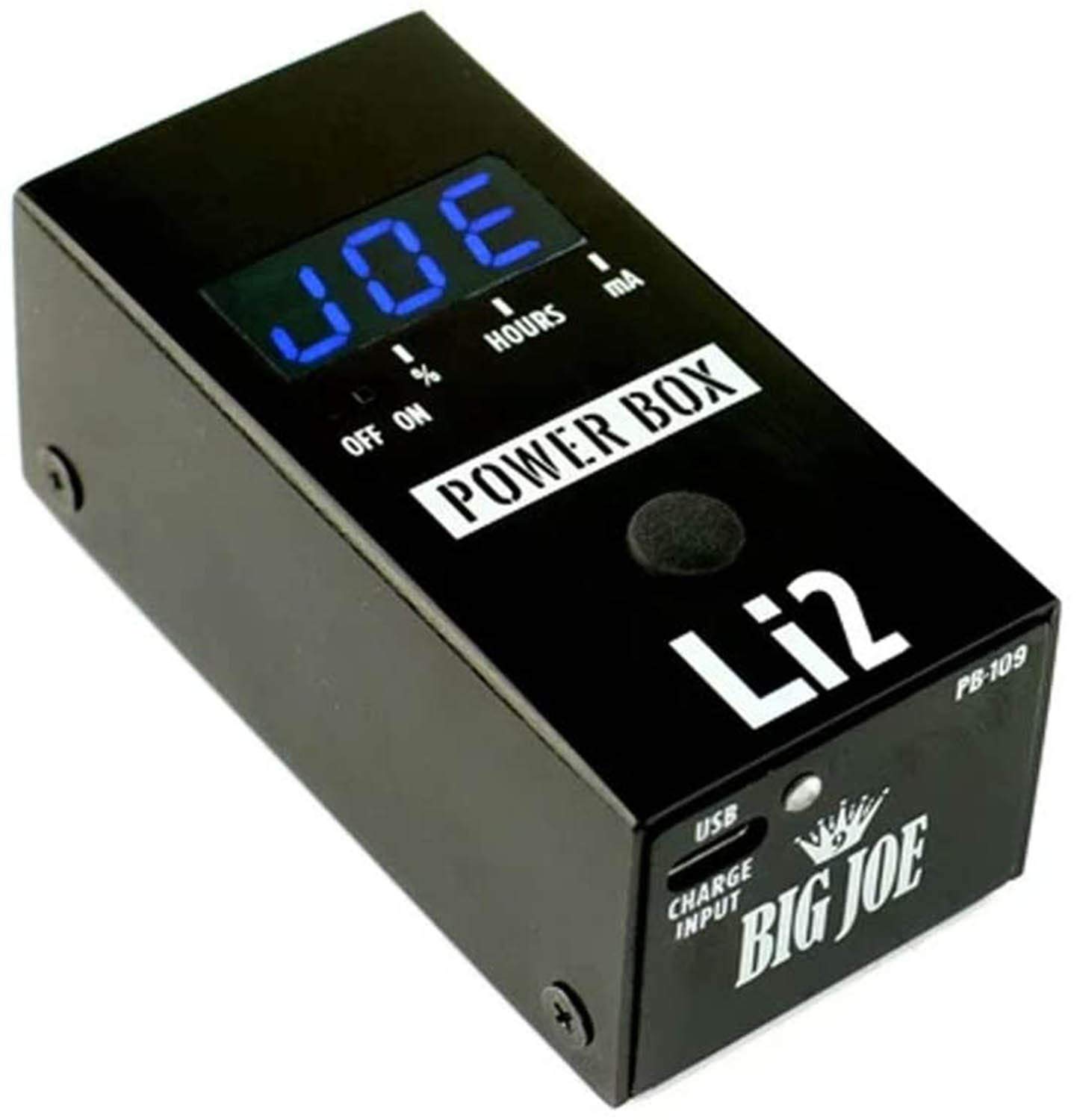 Big Joe Stomp Box Li2 Lithium Power Box (PB-109) - Portable Rechargeable Battery for Guitar Effects Pedals - Perfect for Live Performances & Studio Recording