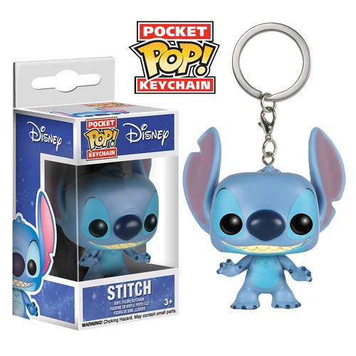 Disney Stitch Pocket Pop! Vinyl Keychain - Cute Lilo & Stitch Collectible for Backpacks, Bags & Gifts