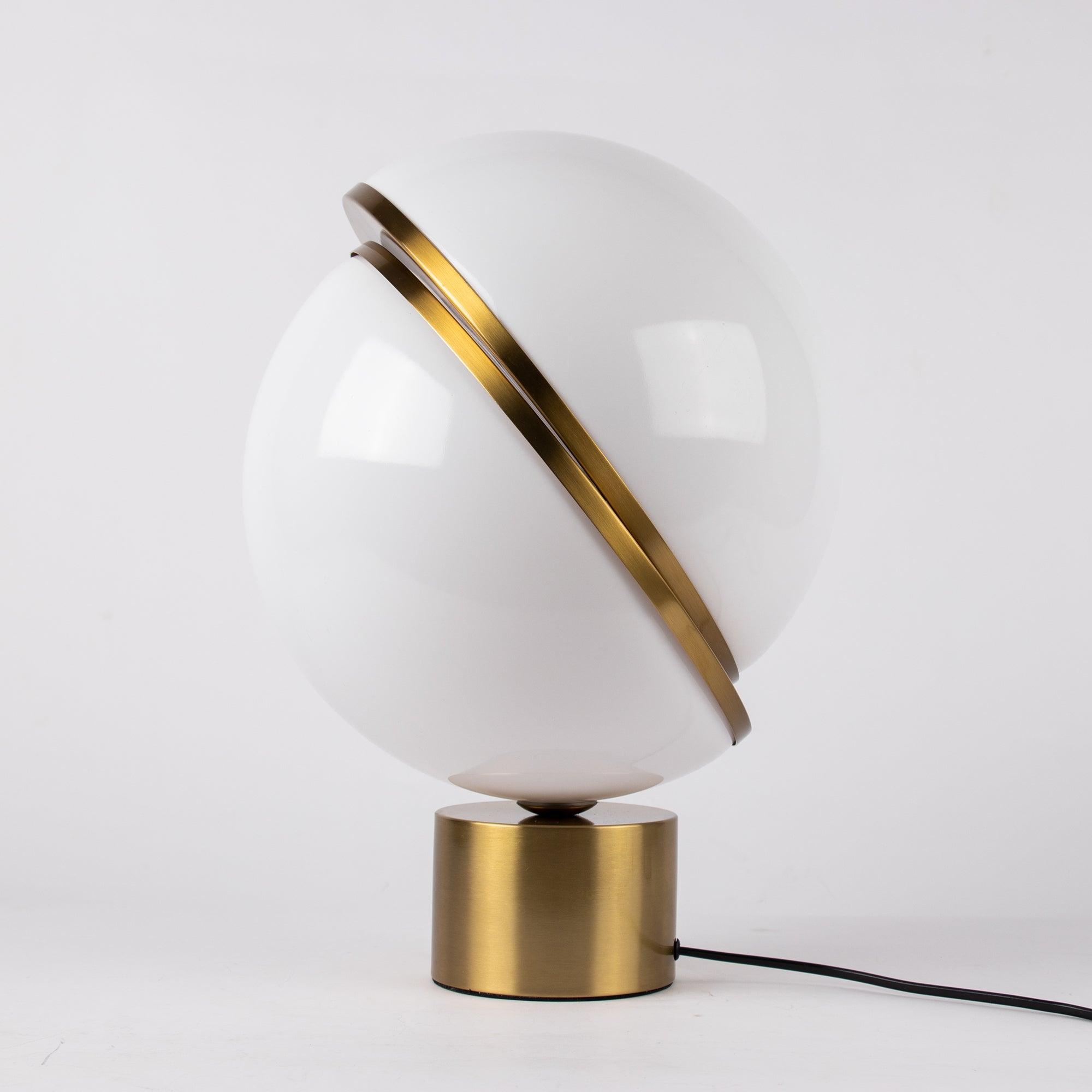 Modern Crescent Table Lamp - Adjustable LED Desk Light for Home Office, Bedroom & Study - Warm White & Cool White Lighting Options