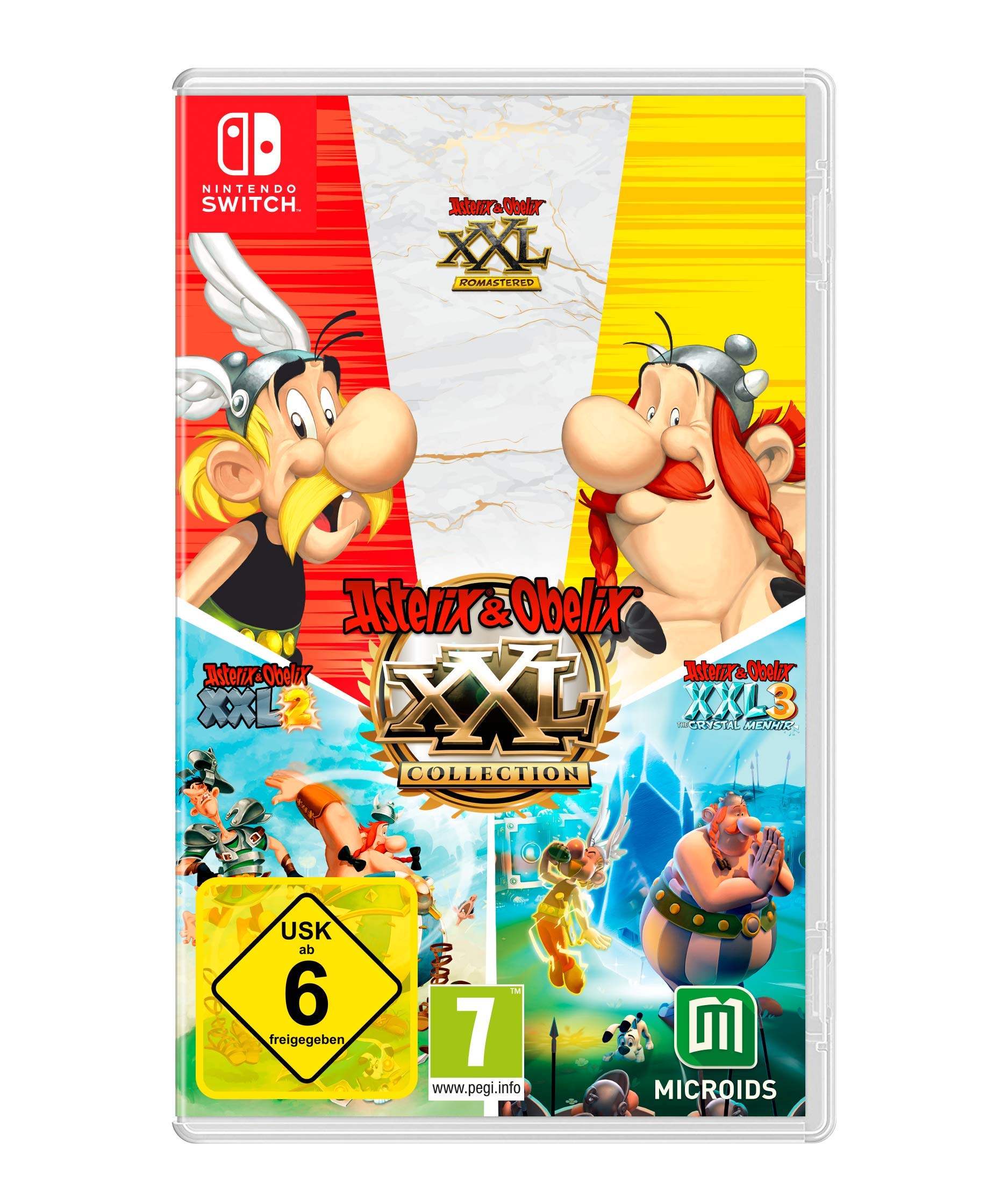 Asterix & Obelix XXL: Collection - Nintendo Switch Game (German Edition) | Action-Adventure for Kids & Adults | Perfect for Family Game Nights & Travel Entertainment