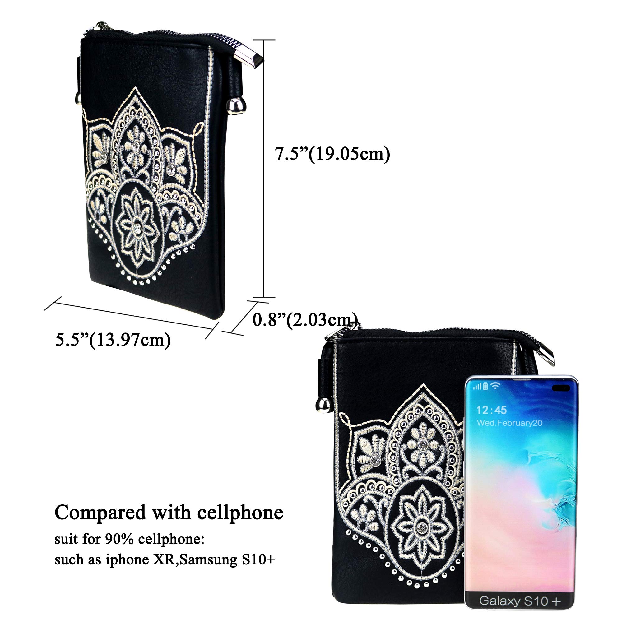 Montana West Small Crossbody Bags for Women - Western Style Leather Phone Purse with Adjustable Strap - Perfect for Travel, Shopping & Daily Use