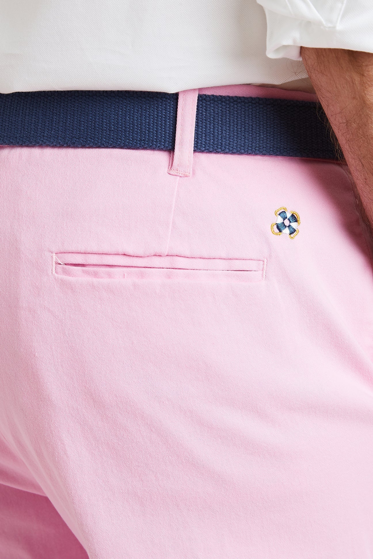 Women's Stretch Twill Harbor Pants in Pink - Comfortable Casual Trousers for Work, Travel & Everyday Wear