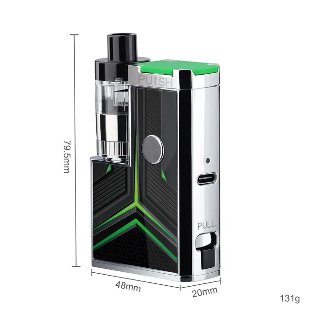 LTQ Vapor Thumb Box Kit 510 Thread with 650mAh Rechargeable Battery - Portable Wax Concentrate Vaporizer for On-The-Go Use | Perfect for Travel, Hiking & Outdoor Activities