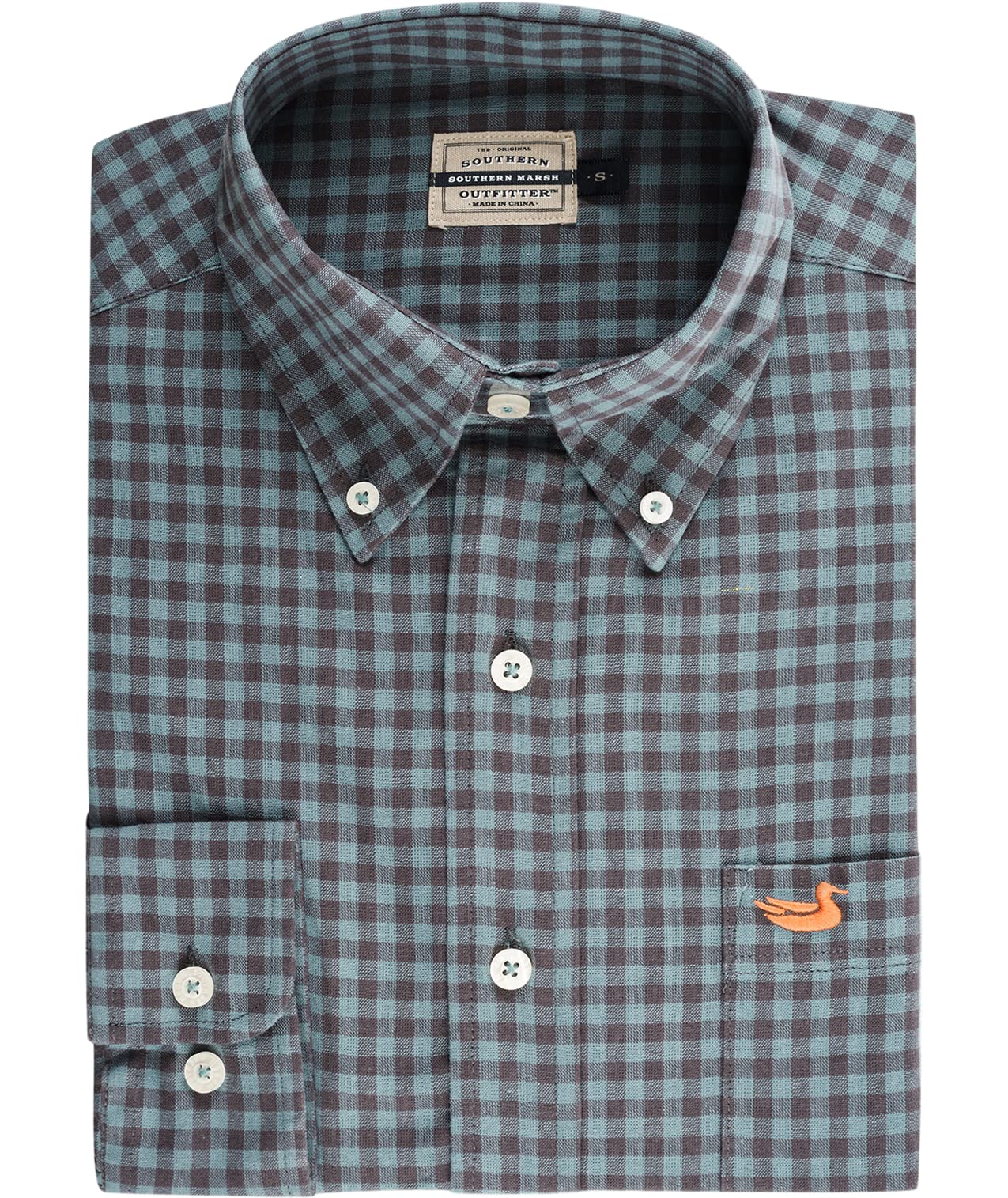 Sumner Relaxed Washed Gingham Dress Shirt for Men - Casual Button Down Oxford Shirt | Perfect for Office, Date Night & Summer Outfits