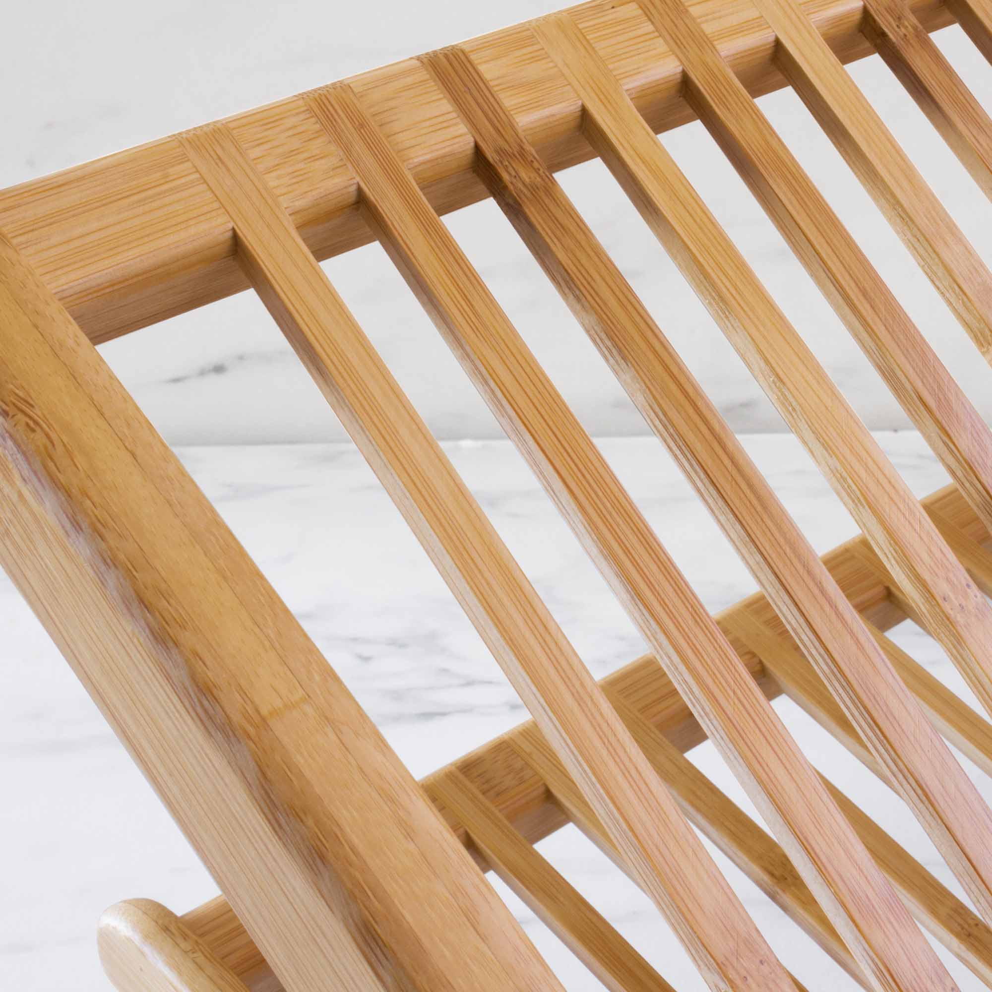 Collapsible Dish Drying Rack - Space Saving Expandable Kitchen Organizer (19.75