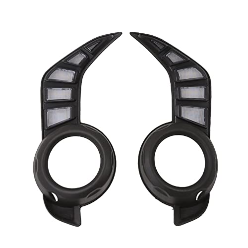 2014-2023 Toyota 4Runner LED Fog Lights with Switchback White/Amber DRL & Dynamic Turn Signal - Daytime Running Lights & Fog Lamp Accessories for Off-Road Driving & Night Visibility