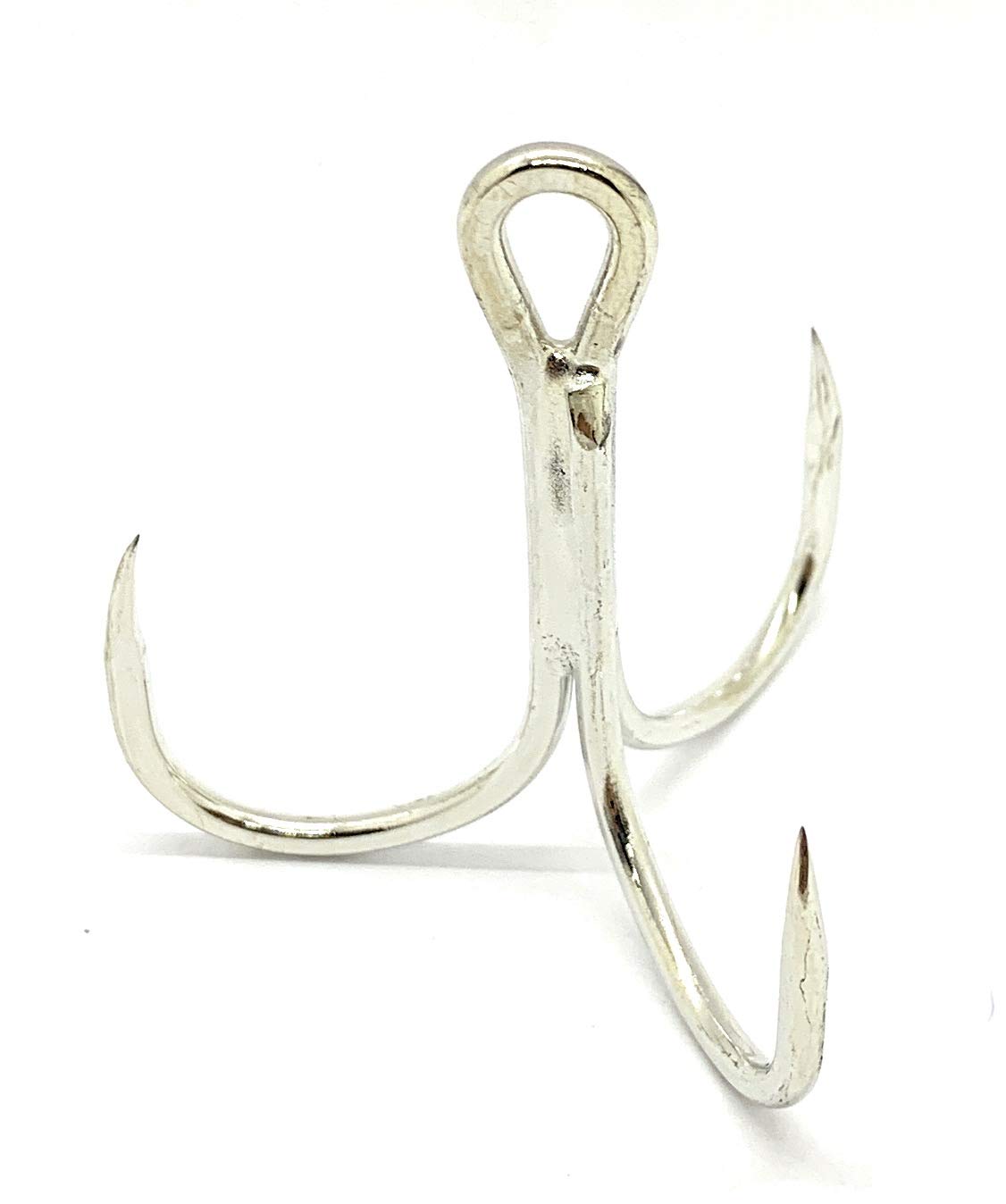 GTFightClub Monster Barbless Treble Hooks - GT Viper Hooks (3 Pack) for Big Game Saltwater Fishing - 4X Strength Size 6/0 - Perfect for Tuna, Marlin & Offshore Fishing Adventures