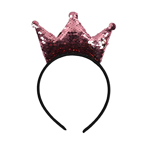 LCSD Easter Lace Cat Ears Headband - Colorful Sequins Handmade Hair Accessories for Kids Girls | Cartoon Hair Bands for Children's Dress Up, Birthday Parties & Costume Events