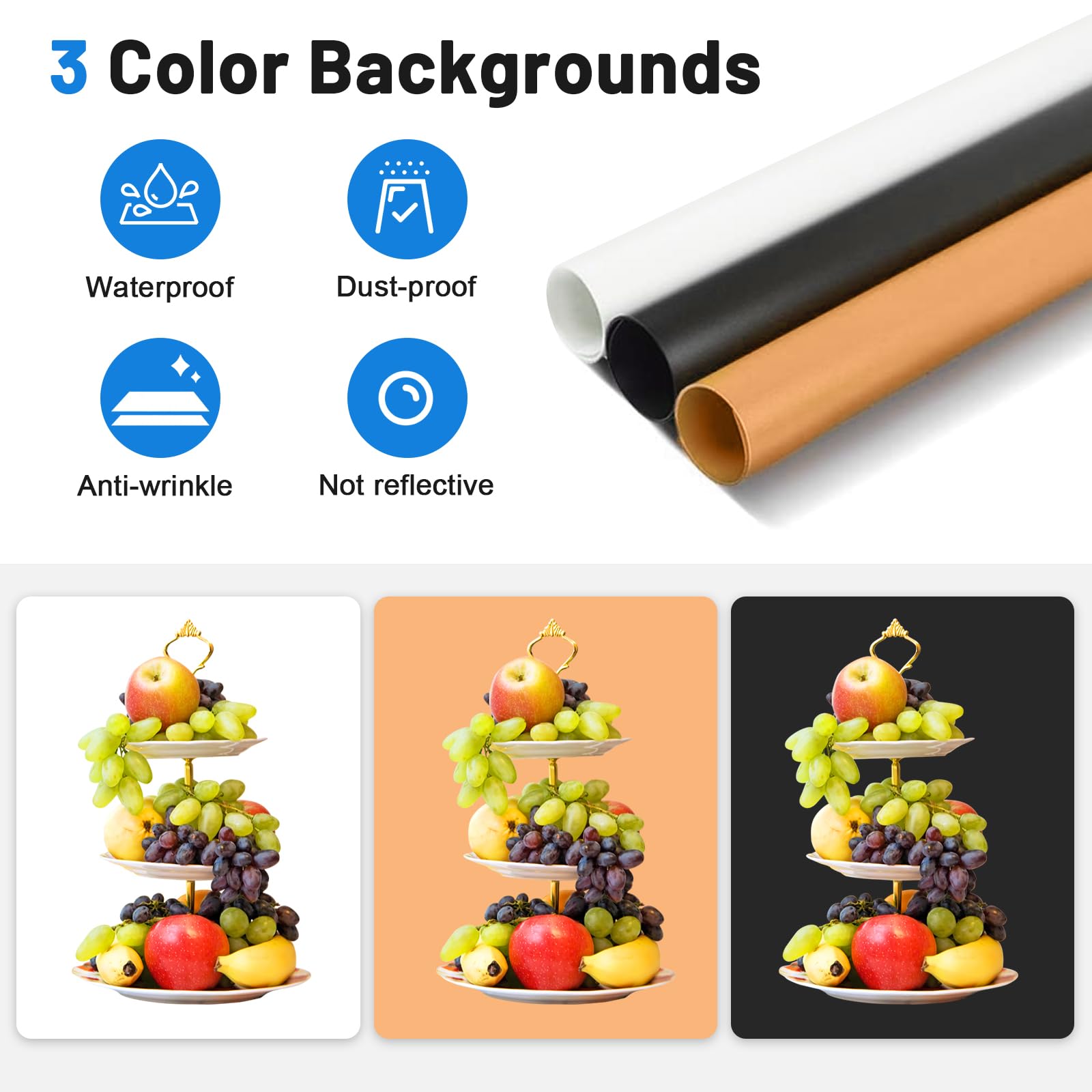 32x32 Inch Professional Photo Studio Light Box - 405 LED Large Photography Lightbox with 3 Stepless Dimming Panels & Soft Light Cloth - Perfect for Product Photography, Ecommerce Listings, Jewelry and Small Item Shooting (White Background)