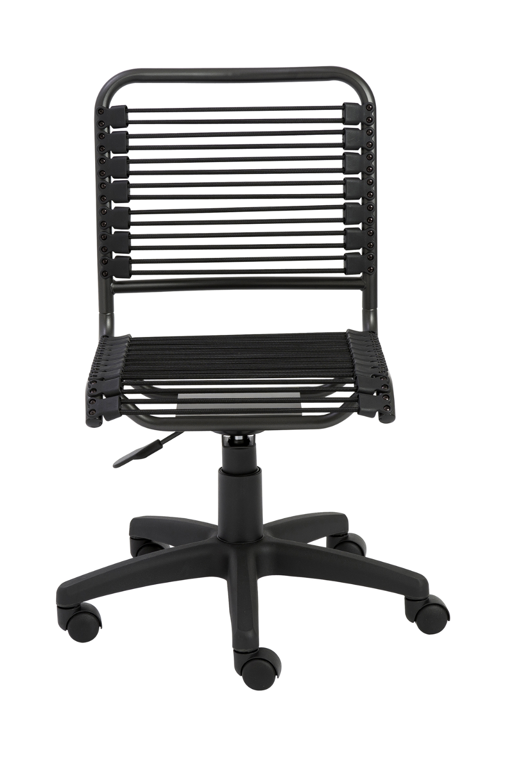 Bungie Low Back Office Chair - Black Mesh with Graphite Frame & Base - Ergonomic Desk Chair for Home & Office Workspace