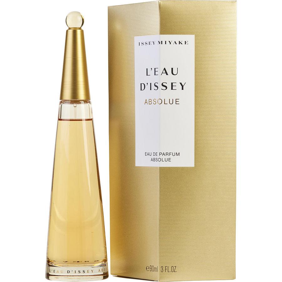 Issey Miyake L'eau D'Issey Absolue Eau de Parfum 90ml for Women - Floral Fruity Fragrance with Rose & Peach Notes - Perfect for Date Night, Special Occasions & Everyday Luxury