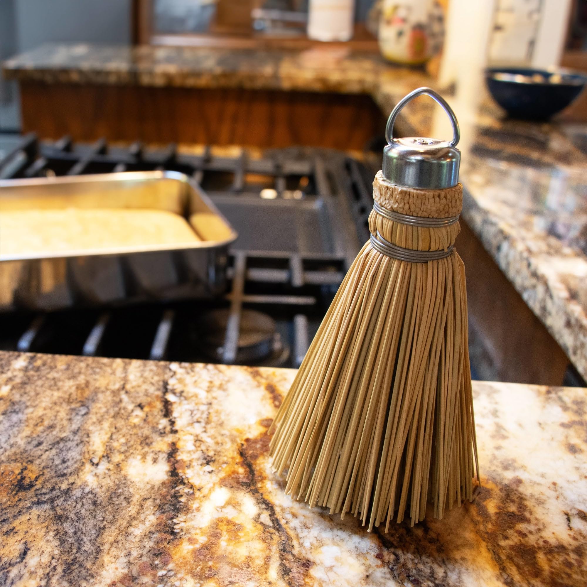 Straw Broom Poke Cake Tester - Decorative Baking Tool for Cakes, Cupcakes & Desserts | Unique Kitchen Accessory for Home Bakers & Party Decor