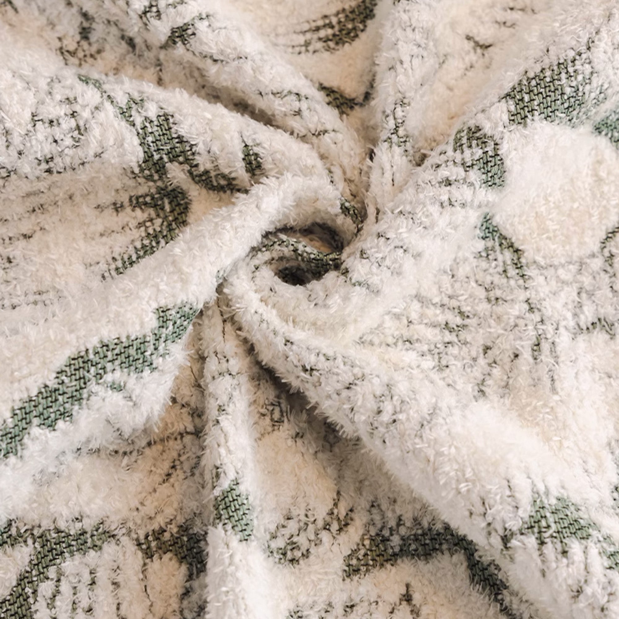 Leaf Pattern Chenille Sofa Cover - Soft Stretch Couch Slipcover for Living Room, Protects Furniture from Pets & Spills - Perfect for Home Decor & Daily Use