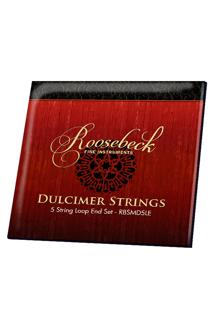 Roosebeck 5-String Mountain Dulcimer with Loop - Handcrafted Folk Musical Instrument for Beginners & Professionals - Perfect for Campfire Jams, Folk Music & Home Decor
